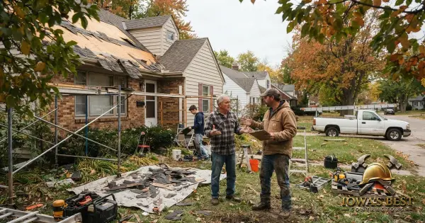 Editorial photograph illustrating how to Spot Contractor Scams in Iowa — Iowa's Best Contractors