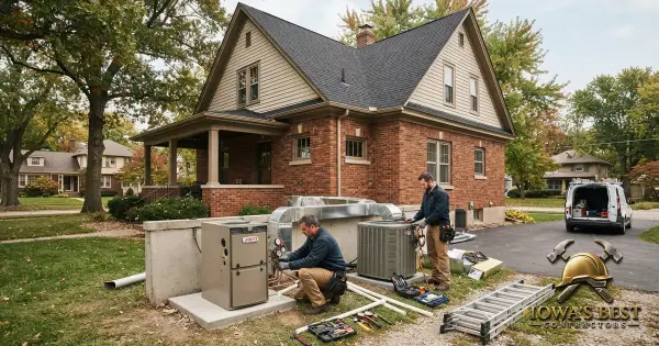 Editorial photograph illustrating Furnace and HVAC Replacement Cost in Iowa — Iowa's Best Contractors
