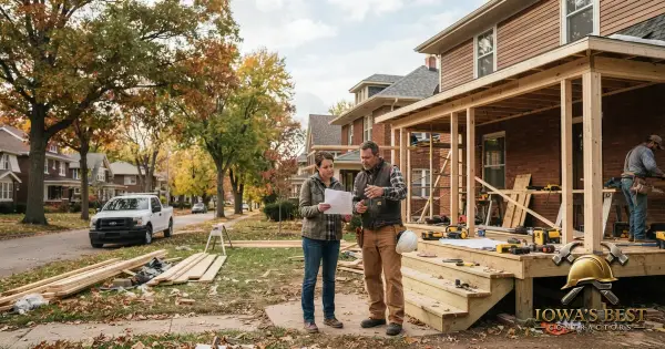 Editorial photograph illustrating how to Hire a Contractor in Iowa: A Step — Iowa's Best Contractors