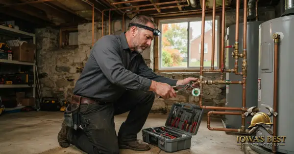 Editorial photograph illustrating how to Find the Best Plumber in Iowa for Your Project — Iowa's Best Contractors